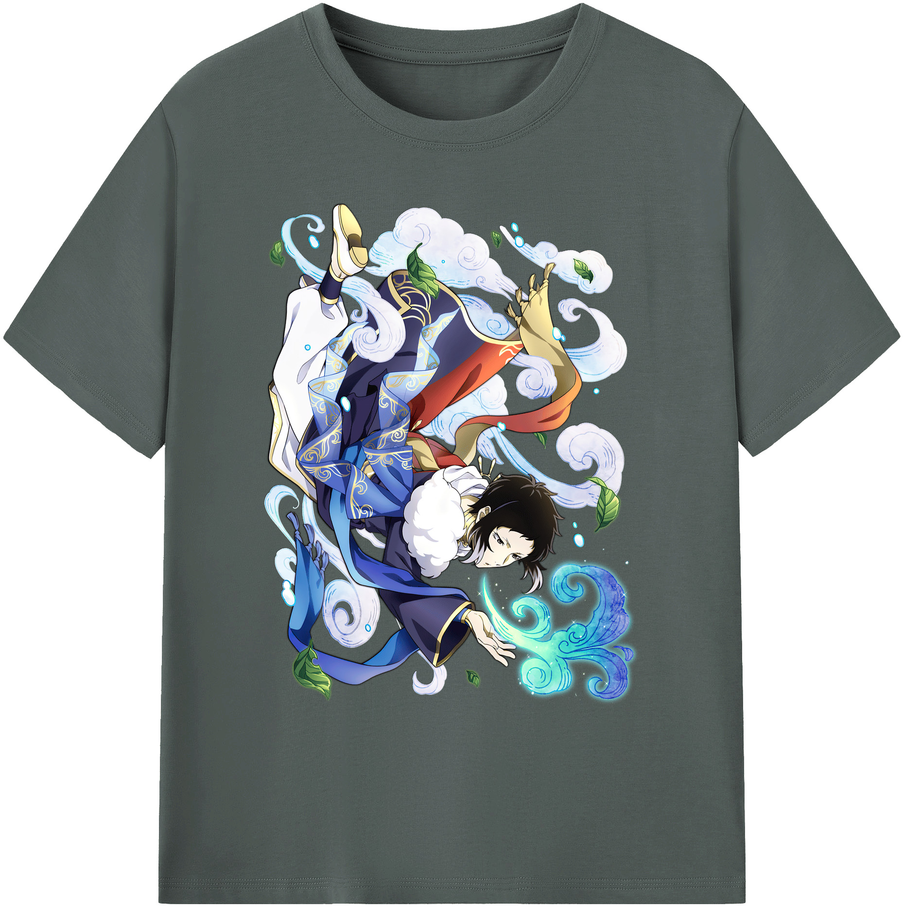 （画像用） 文豪ストレイドッグス Bungo Stray Dogs 綿100％ メンズ半袖Tシャツ｜肌触りやわらか＆通気性